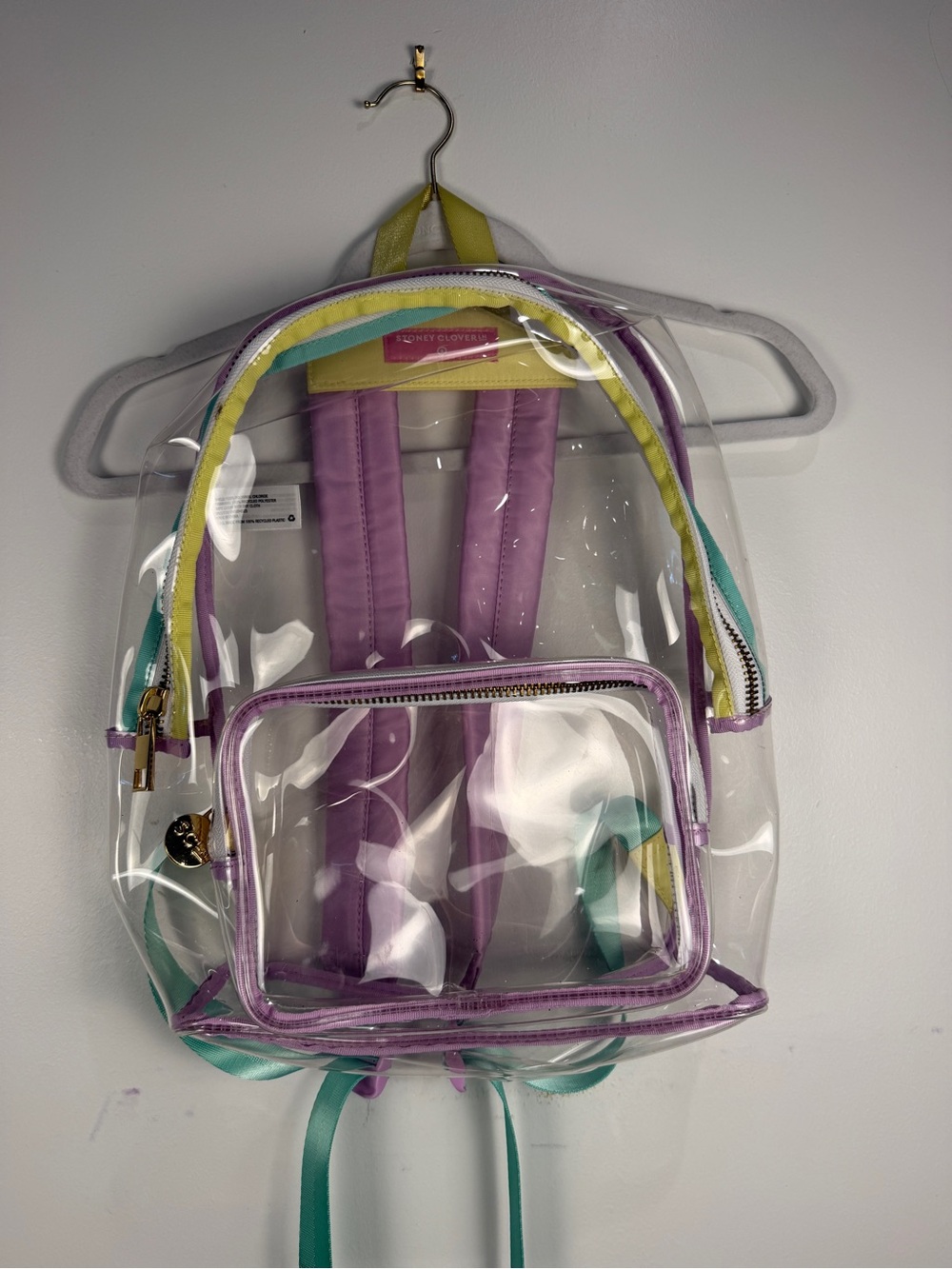 Stoney Clover Lane x Target Transparent Clear & Lavender Backpack
